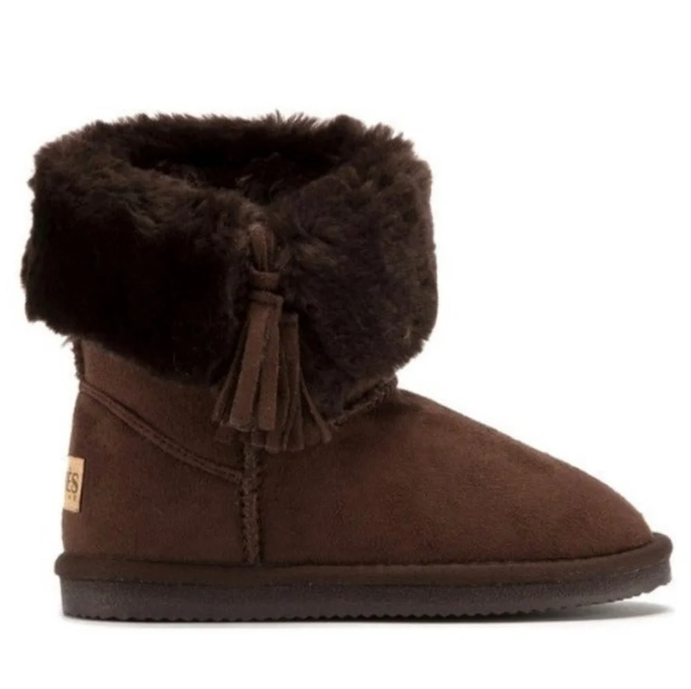 Lamo Apres Chocolate Tassel Kids Boot Size 7 - Picture 1 of 11